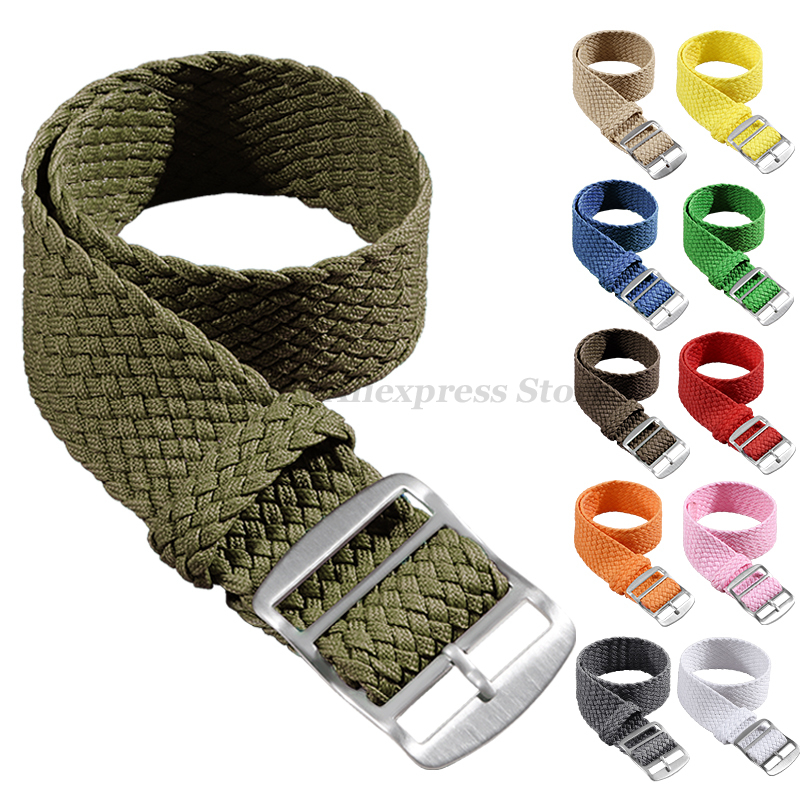 Nylon Nato Strap - Tali jam tangan tenun nilon untuk