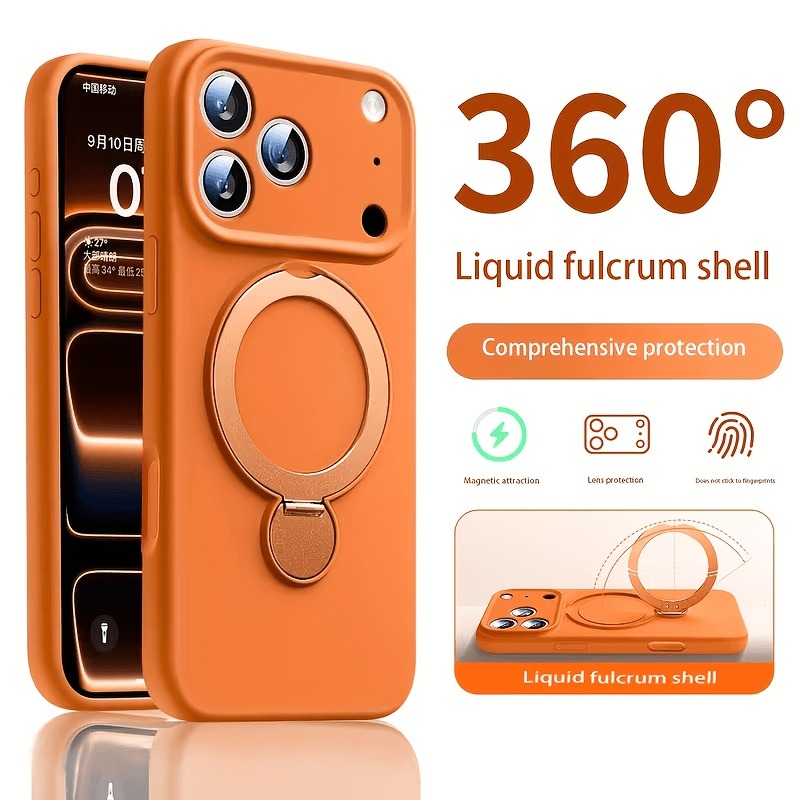 Casing Ponsel Silikon Cair den - Magnetic Charging Stand ulasan dan harga