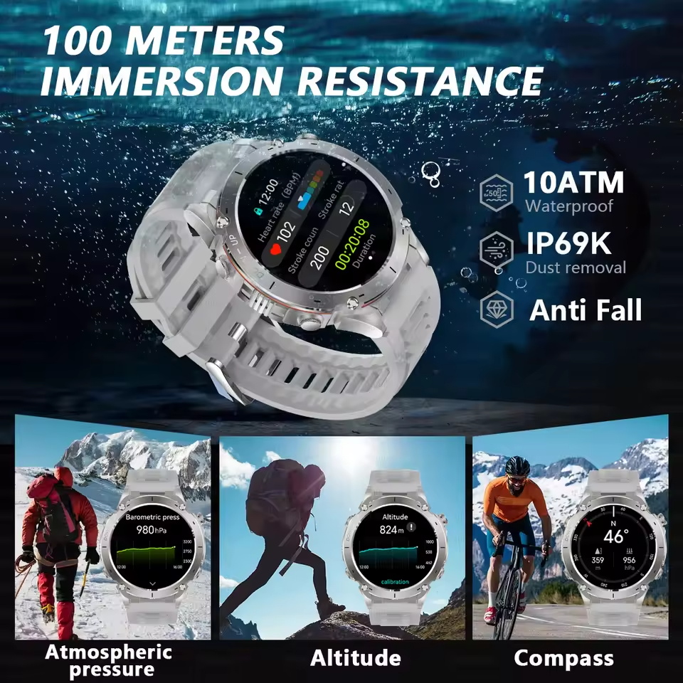 Jam Tangan Pintar GPS Militer  - Smartwatch Store ulasan dan harga