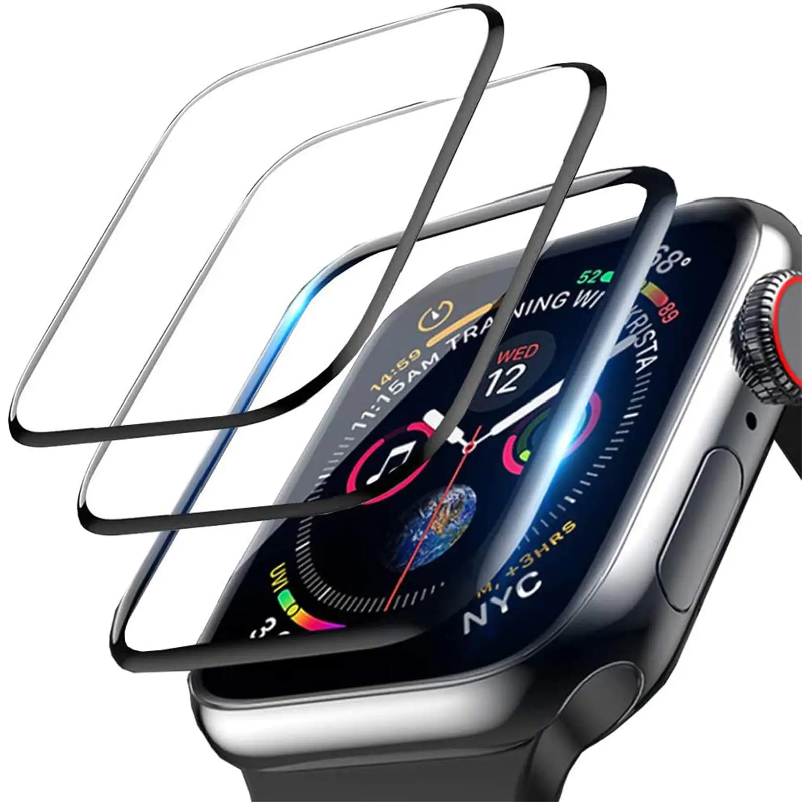 Kaca Tempered 3D untuk Apple W - Apple Smartwatch Accessories ulasan dan harga