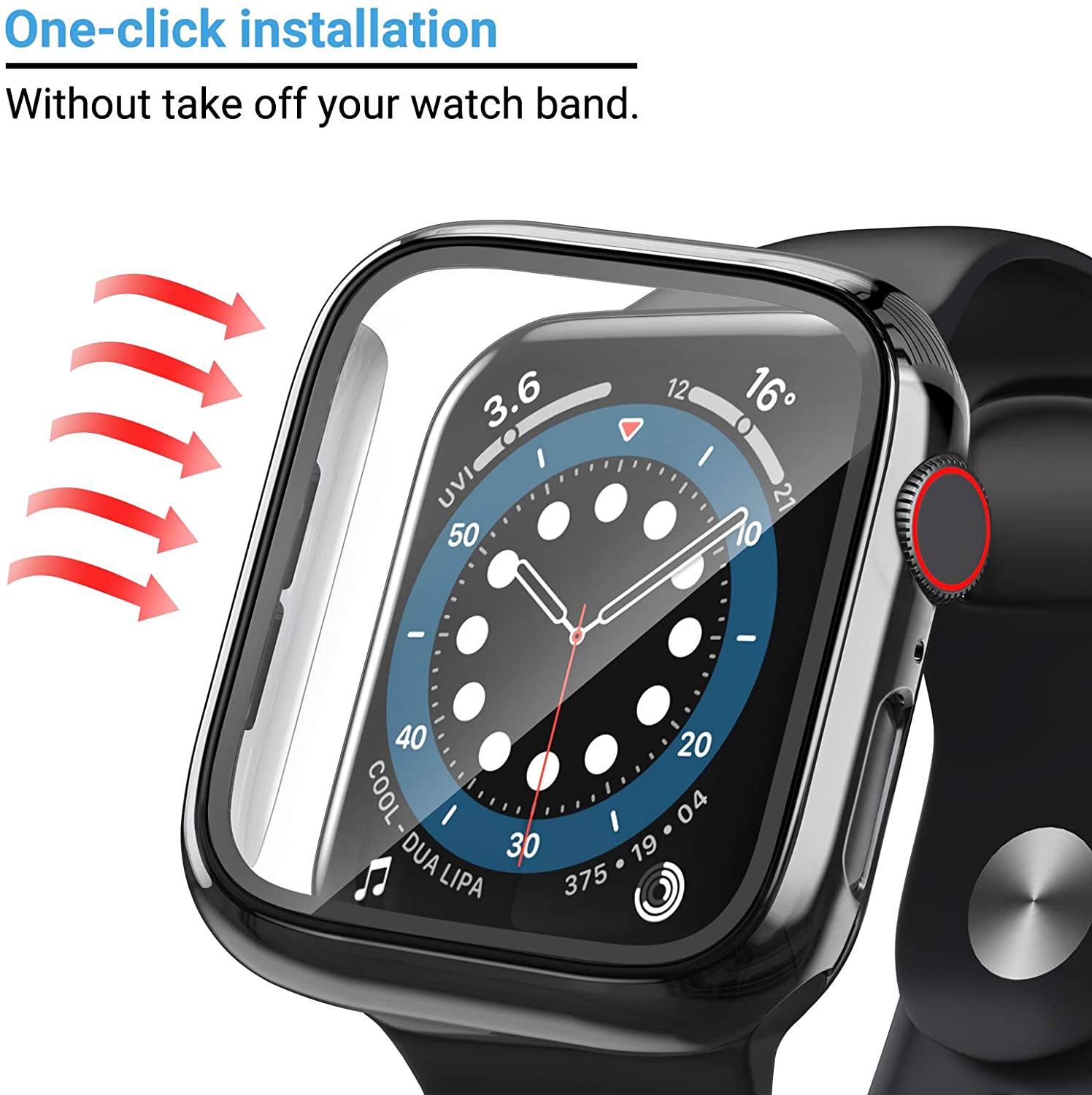 Kaca + penutup untuk Apple Wat - Apple Smartwatch Accessories ulasan dan harga