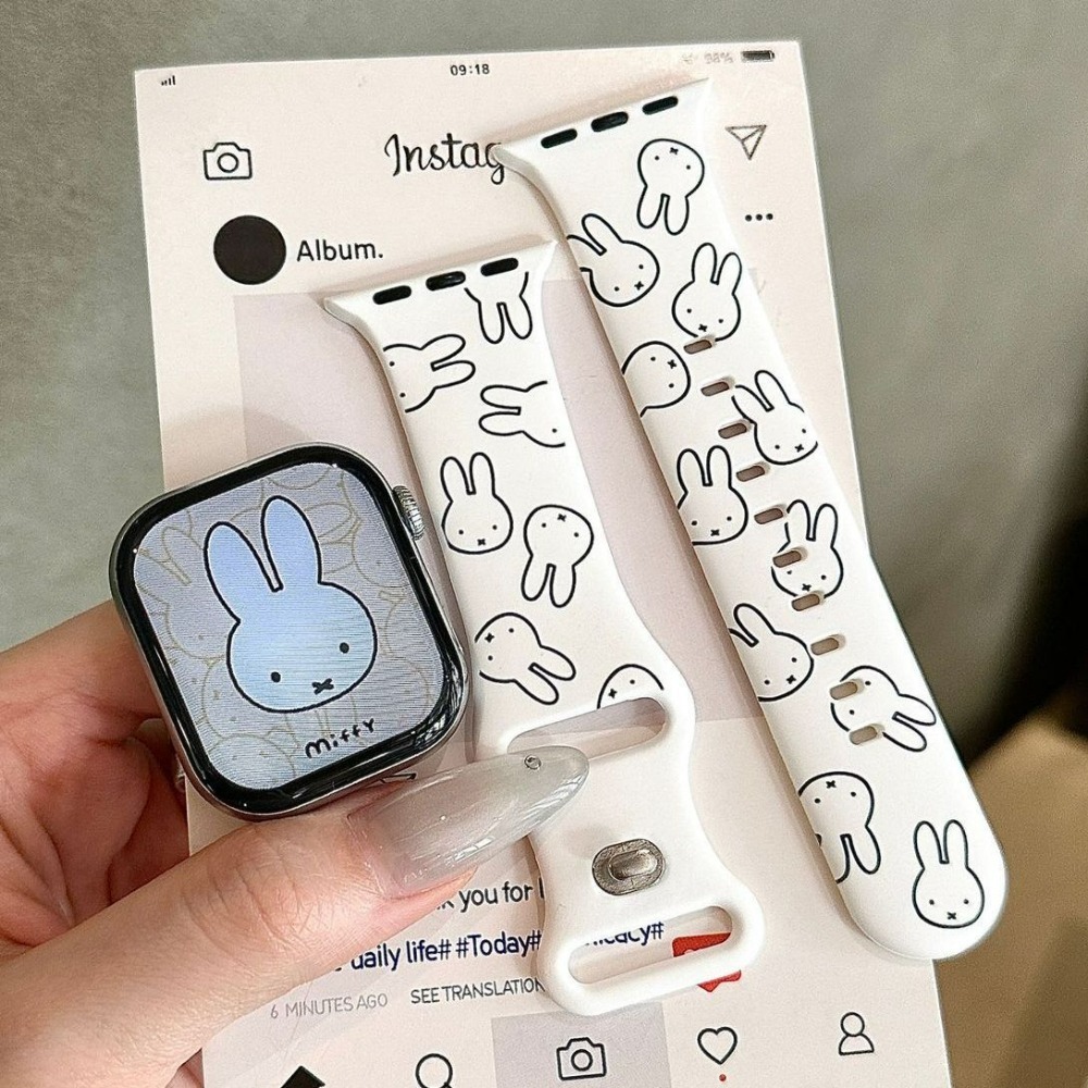 Tali Jam Tangan Kartun Kelinci - Apple Smartwatch Accessories ulasan dan harga