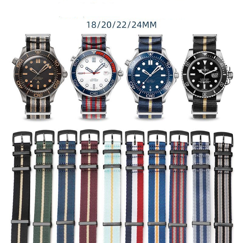 Tali Jam Nilon Unggulan untuk  - Nylon Nato Strap ulasan dan harga