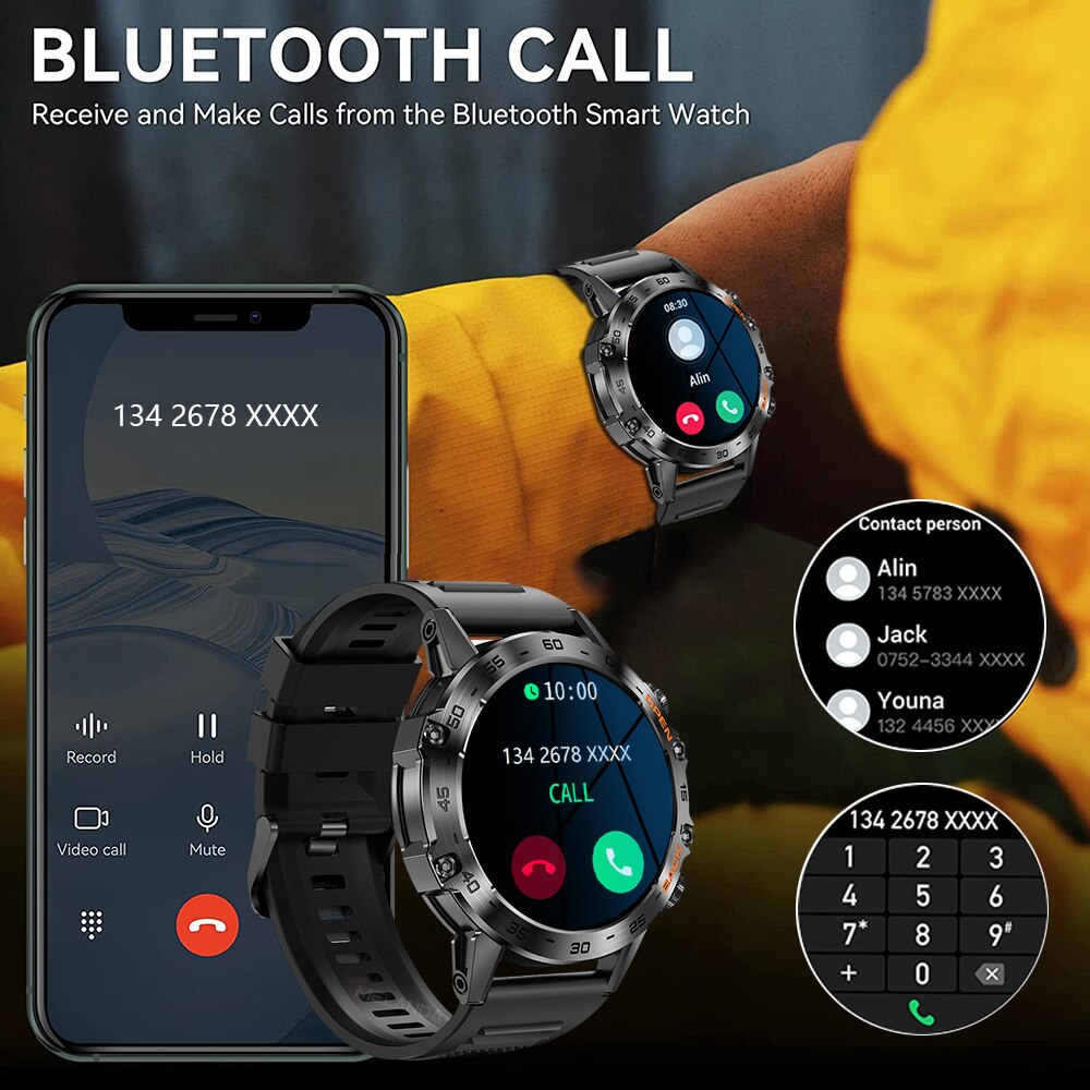 MEVADEN Steel 1.39 inci Jam Ta - Smartwatch Store ulasan dan harga