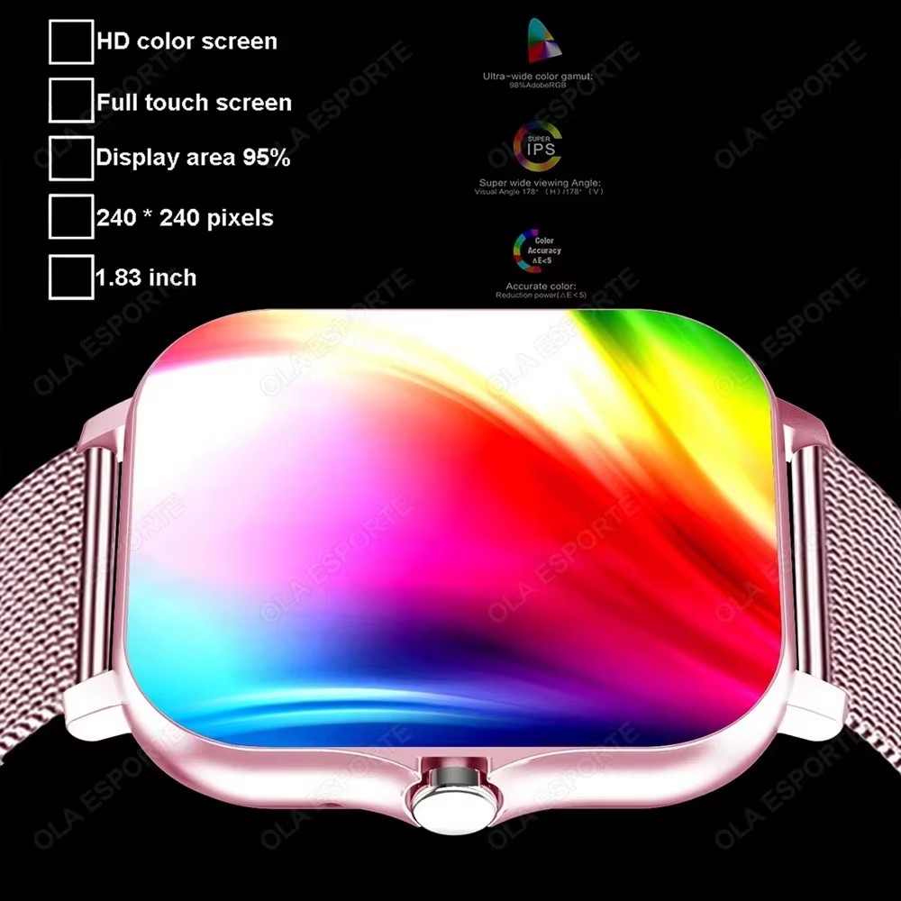 Jam Tangan Pintar Tahan Air 1, - Smartwatch Store ulasan dan harga