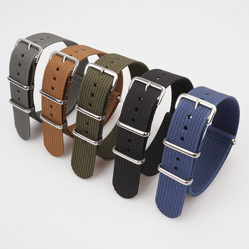 Tali Nilon Bergaris untuk Peng - Nylon Nato Strap ulasan dan harga