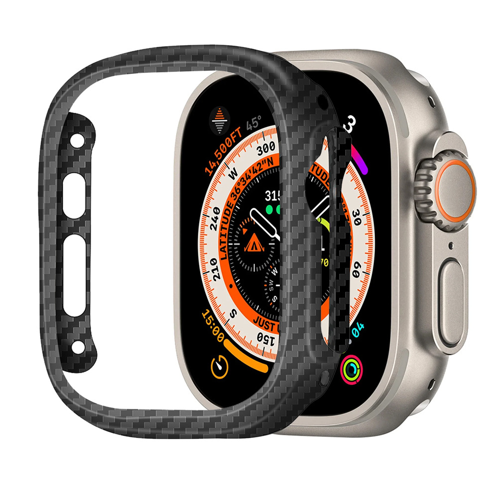 Casing Tipis Serat Karbon Kevl - Watch Face Protector ulasan dan harga