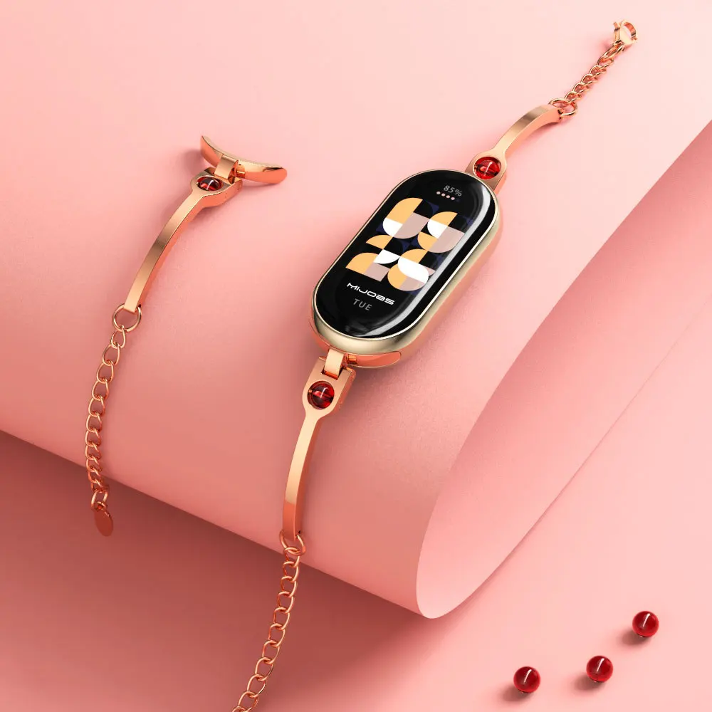 Tali pengganti baja tahan kara - Smartwatch Watch Accessories For Women ulasan dan harga