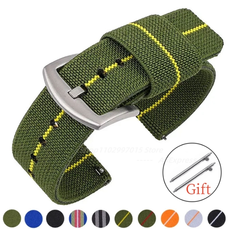 Tali jam tangan nilon 18mm 20m - Nylon Nato Strap ulasan dan harga