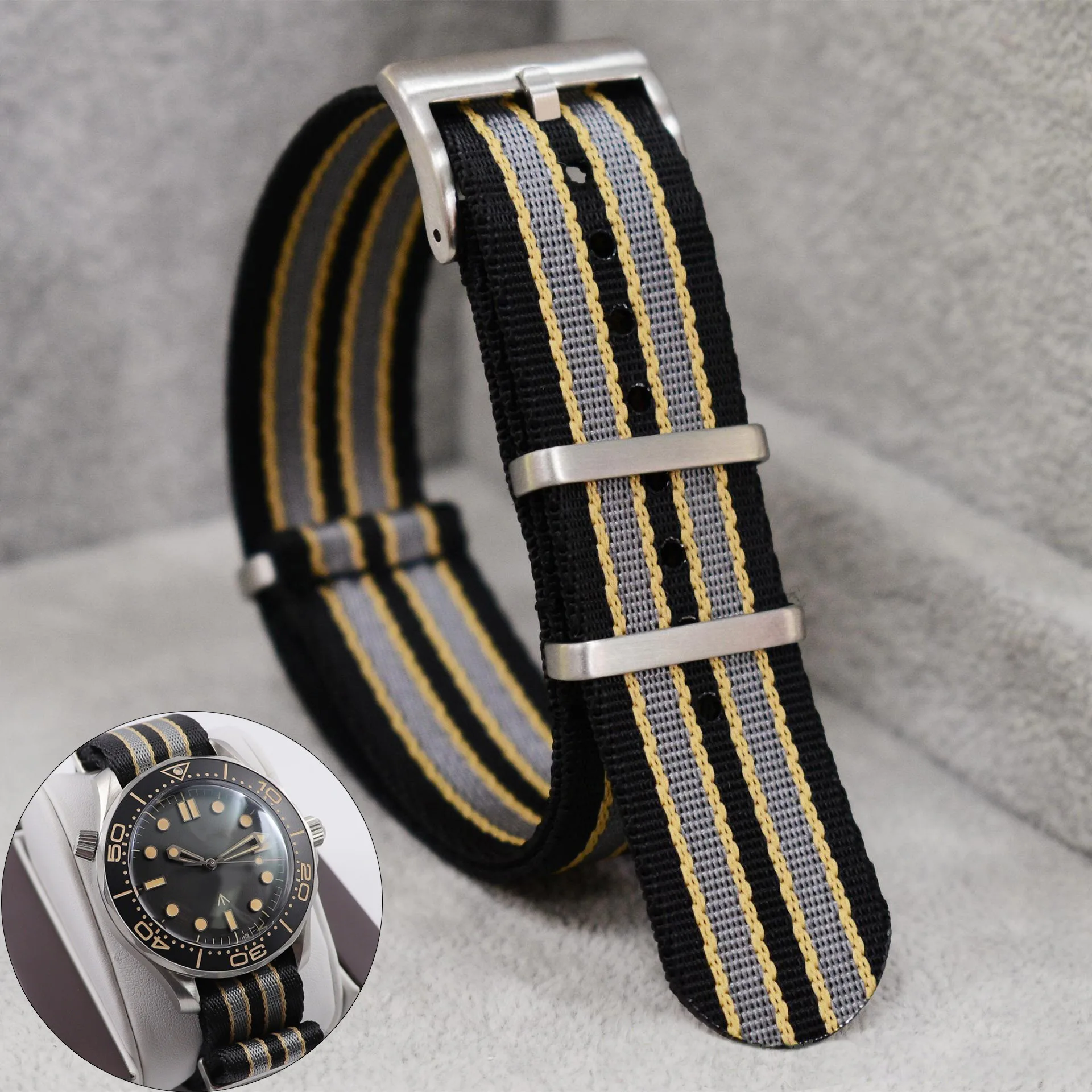 Tali jam nilon untuk Rolex Pre - Nylon Nato Strap ulasan dan harga